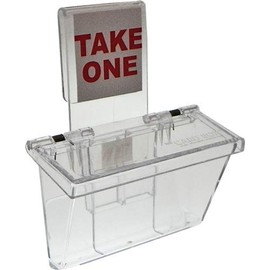 Marketing Holders Outdoor Business Card Holder Clear Lid with Window Hook Advertising Vehicle Box Card Box with Hook Qty 6