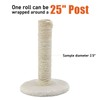 XRzitky Natural Sisal Rope for Cat Scratcher, 1/4 Inch 65FT