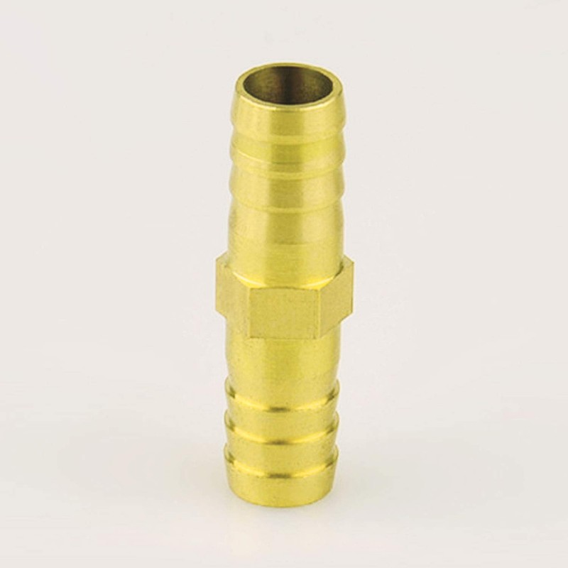 Da by 3 pcs 1/4"(6mm) Brass Barb Splicer Mender Hose