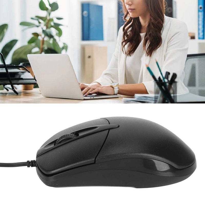 Heated Mouse Temperature Adjustable Timing 1600DPI USB Plug in Heat