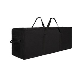 DDIOUONE Tote Bag, Large Capacity, Boston Bag, 600D, Large Capacity, Travel and Study Abroad Storage Bag, Carry-on Bag, Waterproof, Tote Bag (5.1 gal (150 L), Black