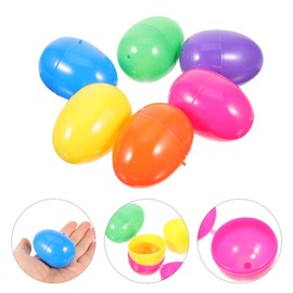Gadpiparty 50pcs Fillable Easter Eggs Empty Ornaments for Party Favors Boxes and Crafts and Festive Decorations