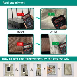 Faraday Fabric Shielding Fabric Faraday Fabric Protects Signal Conductive Fabric (110 x 273 cm)