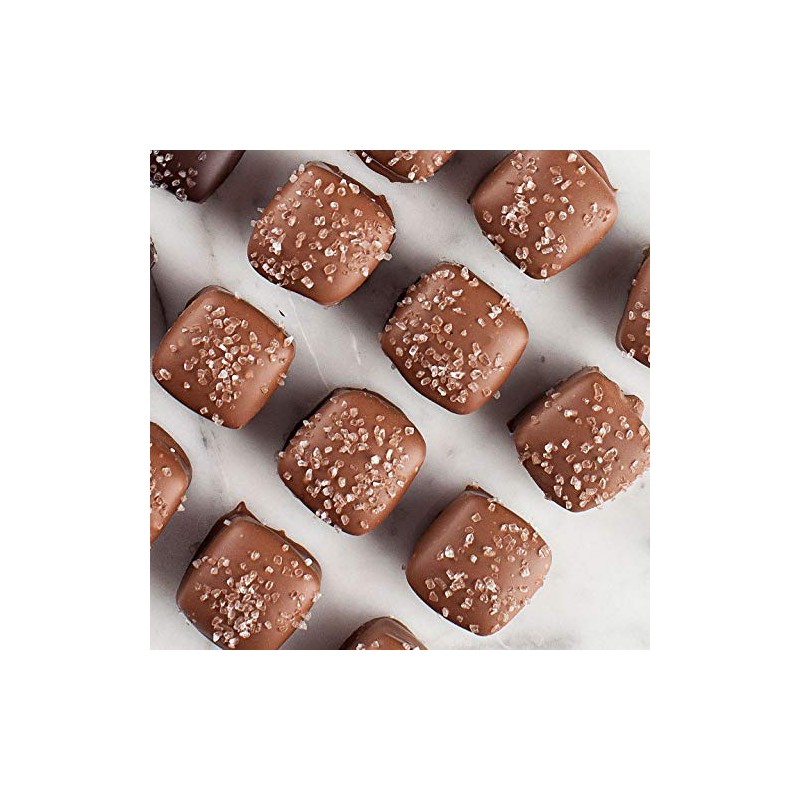 Milk Chocolate Sea Salt Caramels | River Street Sweets