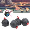Cue Chalk Holder, 4Pcs Cue Chalk Holder Pocket Rubber Billiard