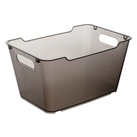 keeeper 6 Litre Textured Storage Box Lotta Crystal Grey