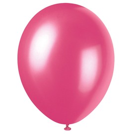 Unique Party 56876 - 12" Pearlised Latex Misty Rose Balloons, Pack of 50