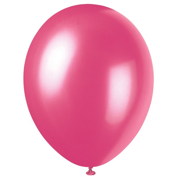 Unique Party 56876 - 12" Pearlised Latex Misty Rose Balloons,