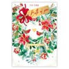 Both of You Christmas Card - Robins and Love Heart