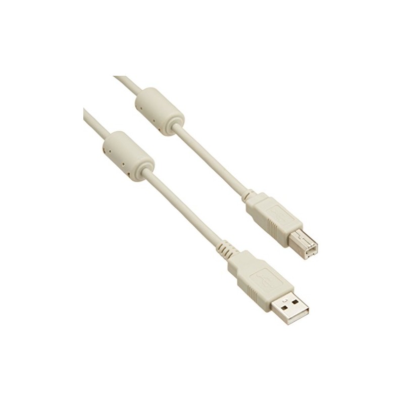 バッファロー BUFFALO USB2.0ケーブル2.0m アイボリー BSUABFC220IV