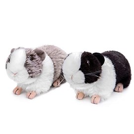 ZHONGXIN MADE Mallard Duck Plush Stuffed Animals - Realistic 13” Green Mallard Duck Doll, Cute Real Plushie Toy Home Decoration, Unique Plush Gift Collection for Kids (Black and Grey Hamsters)