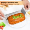 Barlket Meat Loaf Pan Set Nonstick, 2-Set Large Meatloaf Pan