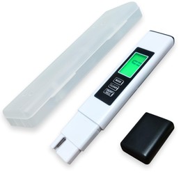 Water Quality Tester, Accurate and Reliable, TDS Meter, EC Meter & Temperature Meter 4 in 1, 0-9990ppm, Ideal Water Test Meter for Drinking Water, Aquariums, etc.