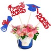 12 PCS Double Sided 2025 Graduation Party Centerpiece Sticks for