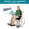 2 Pcs Wheelchair Armrest Pads Covers - Widened Self Adhesive