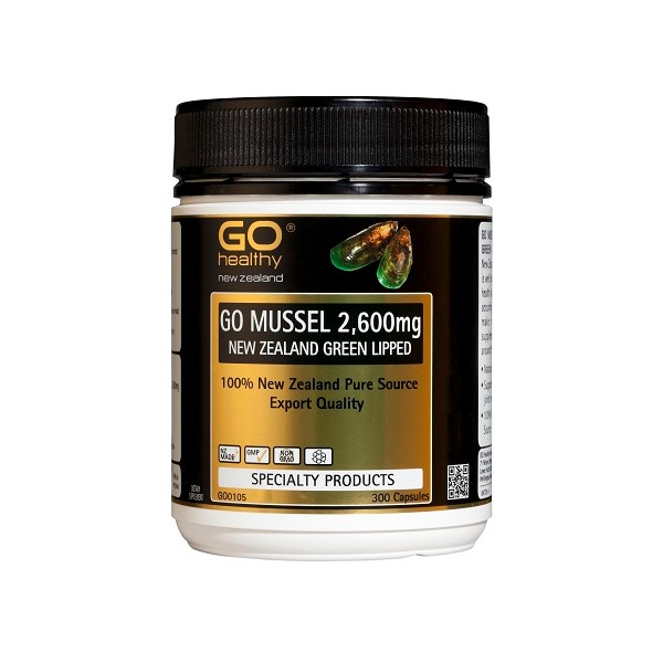 GO Healthy GO Mussel 2,600mg Capsules 300