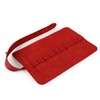 Londo Genuine Leather Pen and Pencil Roll Case (Red), OTTO395
