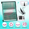 Manga Lash Clusters Kit 144PCS Fairy Fake Eyelash Extension Kit