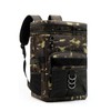 UMUFUKA Double Insulated Backpack Cooler, 35L Capacity, Camo Black, Tactical