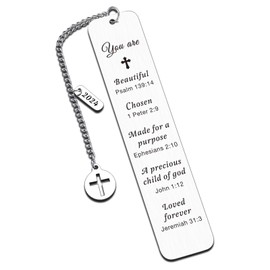 Christening Gifts for Girls Baptism Gifts for Boys Bible Bookmark Baby Dedication Gifts for Boys Baptismal Gifts Baby Shower Gifts Christian Gifts Men Birthday Gifts Religious Gifts Book Accessories