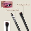 6 Pieces Eyeliner Brush Set, Precision Gel Eye Liner, Angled