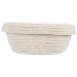 Gatuida Cotton Rope Woven Tissue Box Reusable Tissue Holder for Home and Car Elegant Storage Organizer with Simple Design Lightweight and for Easy Organization