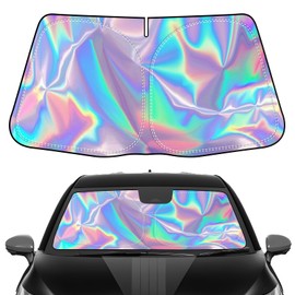 BLUESEATEC FE13 Front Sun Shade for Windshield NOTE AURA 2021.8 - Current Laser Reflection, 300D Strong Thermal Insulation Material, Sun Protection, Sun Protection, Heatstroke Protection, Napping