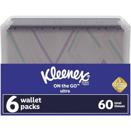 3 Pk Slim Pack Wallet Size (2 Pack) = 60 Tissues - Most Elegant Look of Any Portable Tissue Anywhere