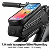 Bicycle Phone Frame Bag for Cycling – Waterproof Front Tube