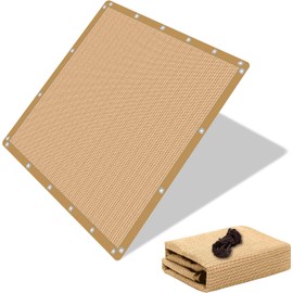 90% Shade Cloth Sun Shade Fabric Privacy Screen Shade Cover for Patio Garden Pergola Shade Cover Canopy with Gromments