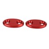 2pcs Motorcycle Rearview Mirror Base Cover Aluminum Alloy Windscreen Mirror
