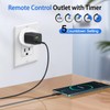 GREENCYCLE Remote Control Outlet, Remote Timer Switch, Plug in Light