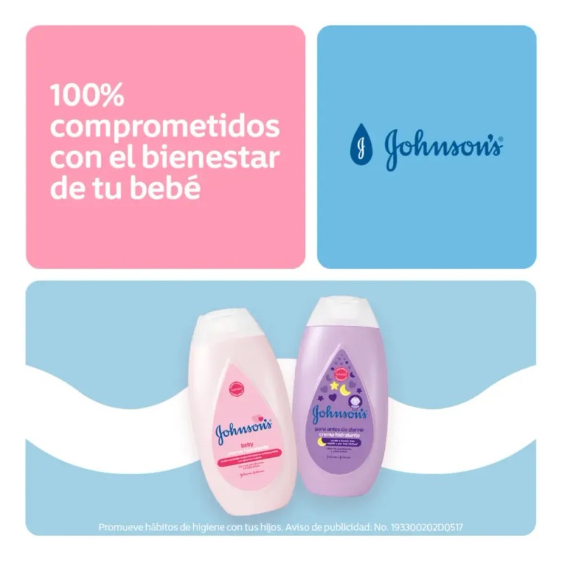 Crema Corporal para bebé Johnson's Original 200 ml