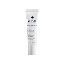 Crema hidratante nutritiva Rilastil Hydrotenseur para el contorno de ojos, triple acción antiedad, antiojeras, antibolsas, efecto rellenador, 15 ml   