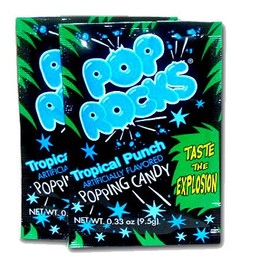 Pop Rocks Tropical Punch Candy, 0.33 Ounce -- 36 per case.