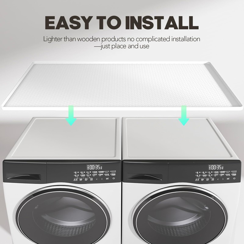 Washer Dryer Countertop, 51.2" x 25.6" Large Washer and Dryer