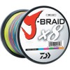 Daiwa J-BRAIDX8, 500YD Filler Spool, Multi-Color, Mono Dia.= 10lb.