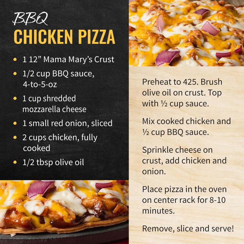 Mama Mary's 7" Thin & Crispy Ready to Bake Pizza