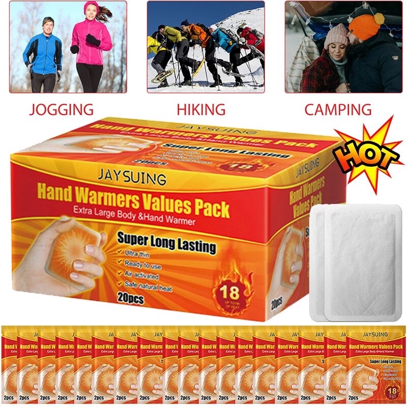 Unbranded 60 PCS Hand Warmer + Body SUPER Warmers 18-hour