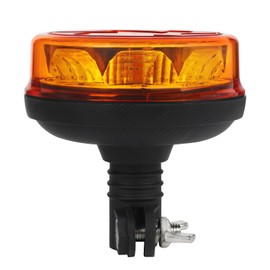 Yuanjoy LED Warning Light Amber, 12/24V Brackets Yellow Warning Light, Waterproof 6 Modes Warning Flash, E-Mark for Car, UTV, Tractor, Forklift, Golf Cart