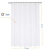 N&Y HOME Nylon Hotel Shower Curtain or Liner, Machine Washable,