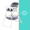 Baby Trend Flat Fold High Chair, Stellar Grey