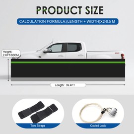 Camper Skirting Travel Trailer, 32inch × 39.4ft Heavy Duty Wind and Snow Proof RV Winter Skirting Kits, Quick Install Camper Skirting Underbelly Cover for All Weather