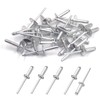 Aluminium Blind Rivets with Large Flange 60 Pieces 4.8 mm