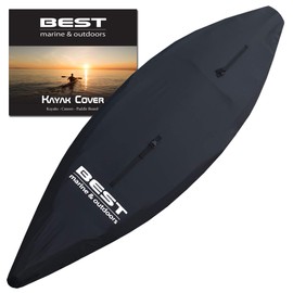 Best Marine 600D Kayak Cover Accessories for Indoor & Outdoor Storage. Extra Thick Waterproof Cockpit Covers. Universal Kayaking Equipment & Gear. Protects from Sun, Rain & Snow. Fits 8ft-15ft Kayaks