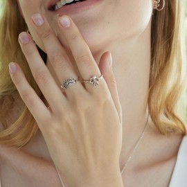 Boma Jewelry Sterling Silver Octopus Ring, Size 8