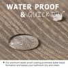 Taupe Shower Curtain for Bathroom: Water Repellent Quick Dry -