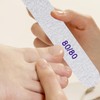 80/80 Grit Coarse Nail Files Set, 12Pcs Professional Double-Sided Washable