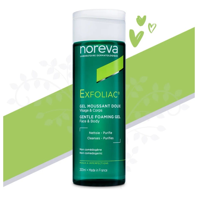 Gel Limpiador Noreva Exfoliac Acné Regulador De Sebo 200ml