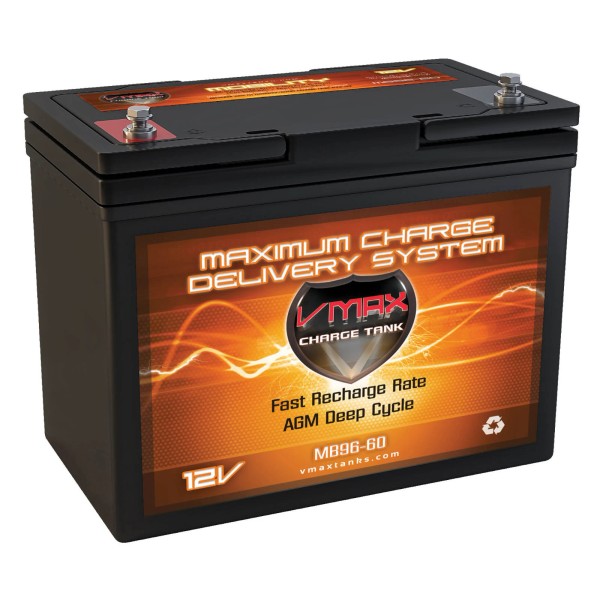 VMAX MB96 Ergotron Styleview Computer Cart Comp.12V 60Ah Medical AGM